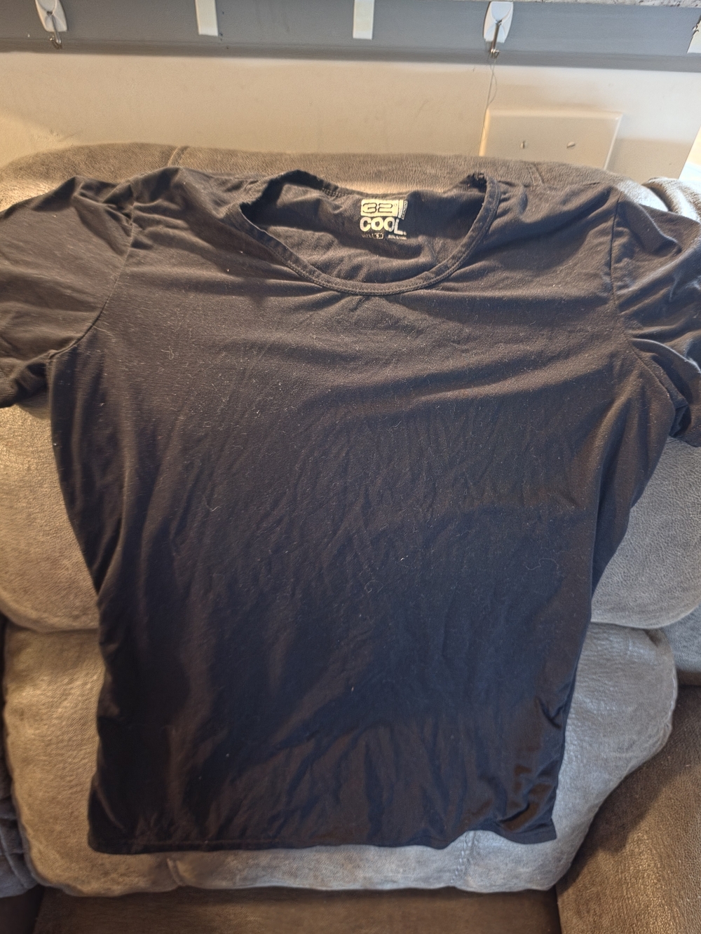BE COOL Black Short Sleeve Tee